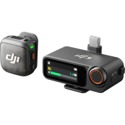 DJI Mic 3 (1 TX + 1 RX) - zestaw, bezprzewodowy system audio (port USB-C i 3.5mm TRS, Bluetooth)